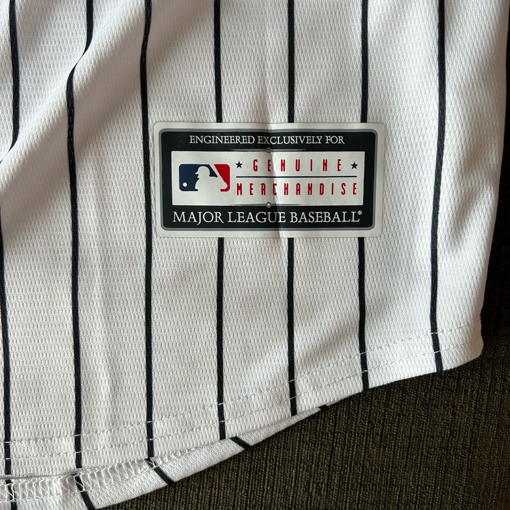 Genuine Merchandise Chicago White Sox Pinstripe Baseball Jersey Men’s Sz: 3XL - Picture 3 of 6